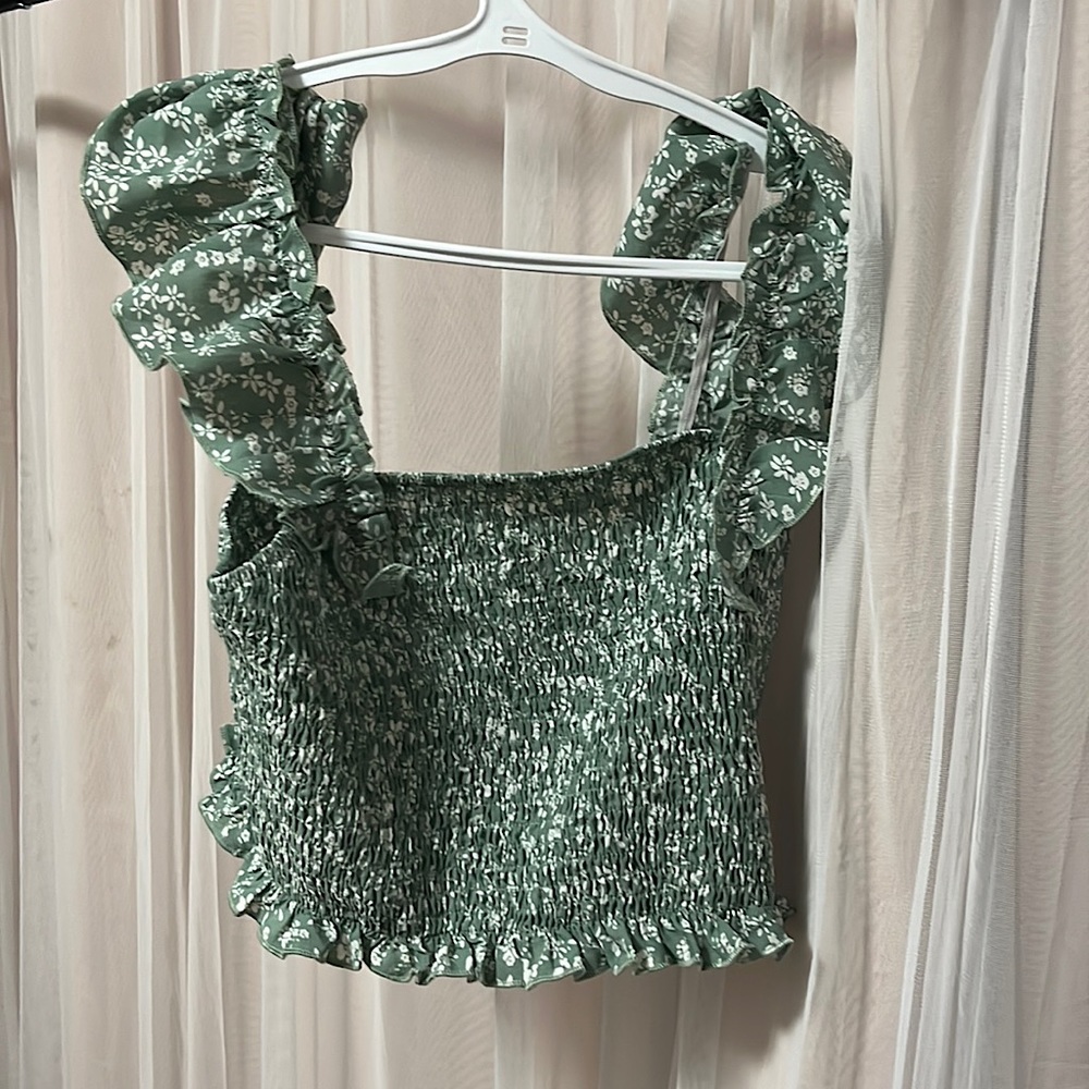 SHEIN green and white size 12 girls